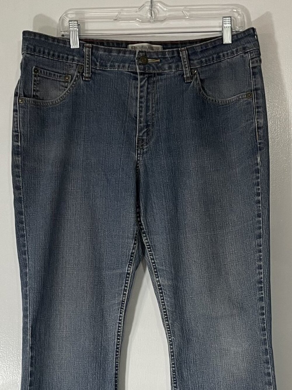 Levi Strauss Signature Women’s Stretch Low Rise Bootcut Jeans 12 Long Med Wash